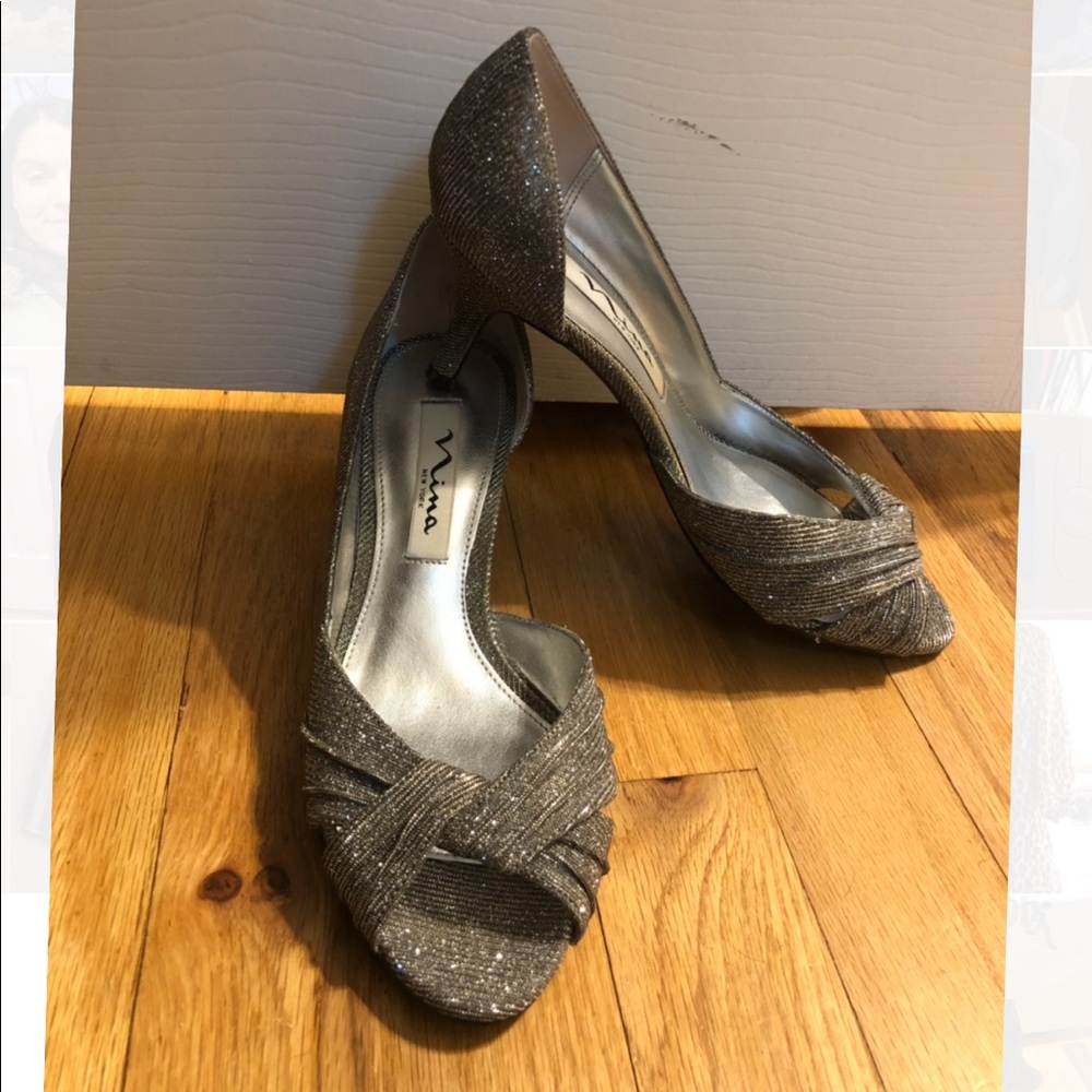 Pewter grey shoes
